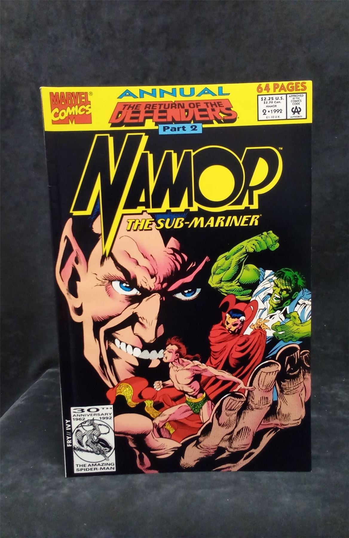 Namor, The Sub-Mariner Annual #2 1992 Marvel Comics Comic Book