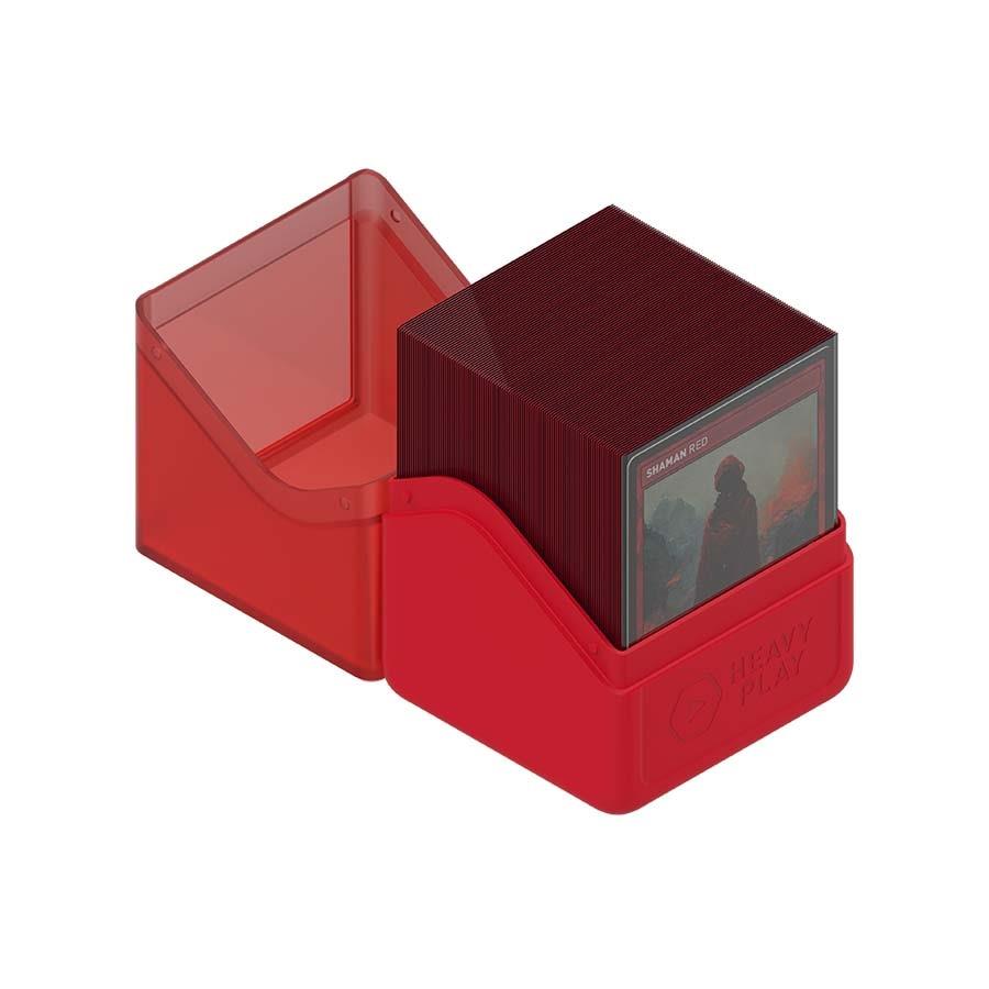 Heavy Play RFG Deckbox 100 DS Shaman Red