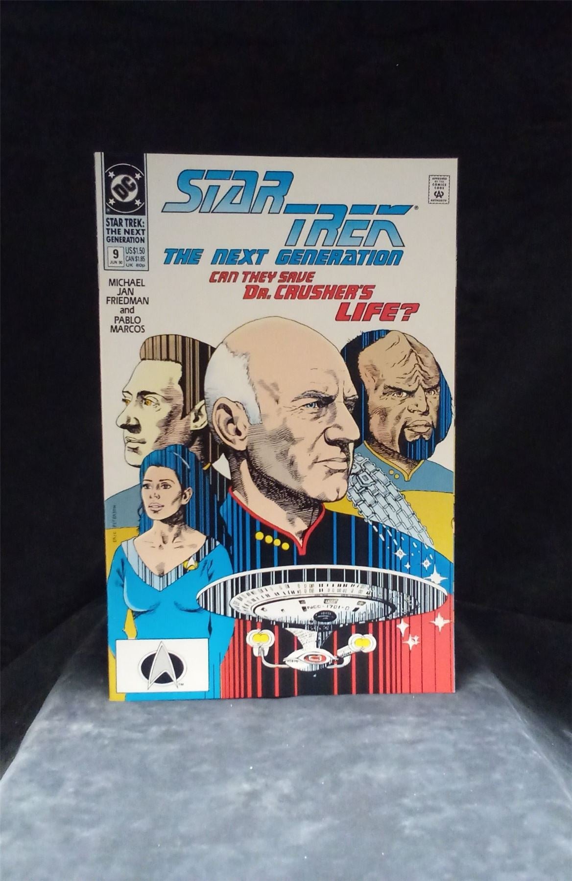 Star Trek: The Next Generation #9 1990 DC Comics Comic Book