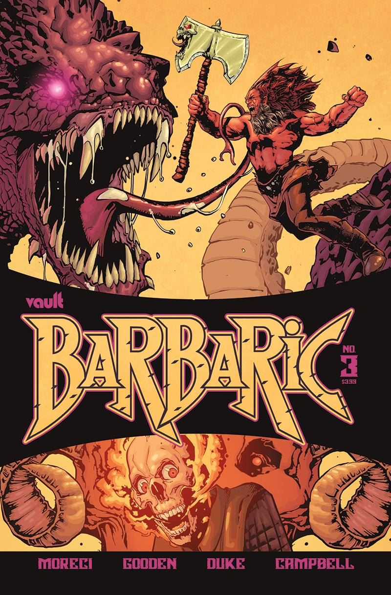 Barbaric #3 (Cvr A Gooden) Vault Comics Comic Book 2021