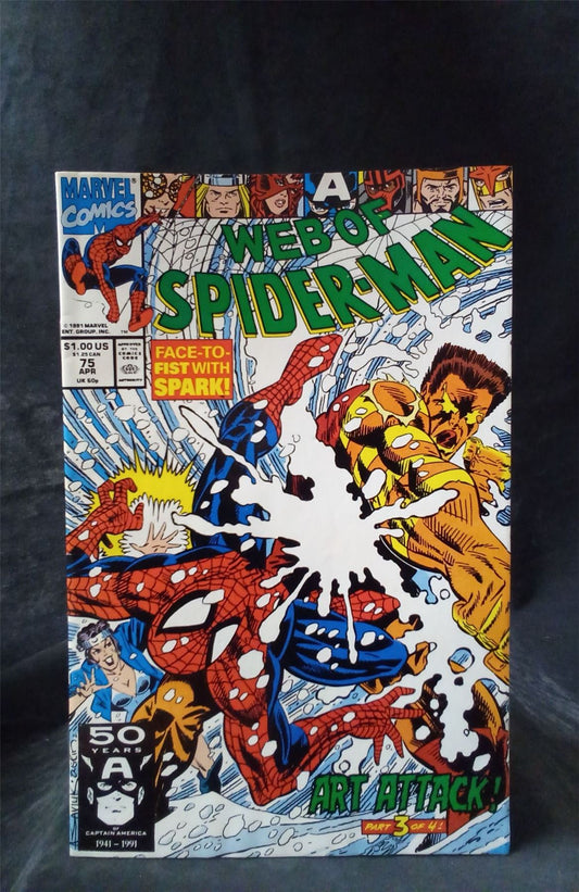 Web of Spider-Man #75 1991 Marvel Comics Comic Book