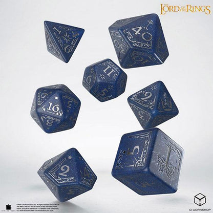7-Die Set: The Lord of the Rings- Gondor Dice Set By Q-Workshop