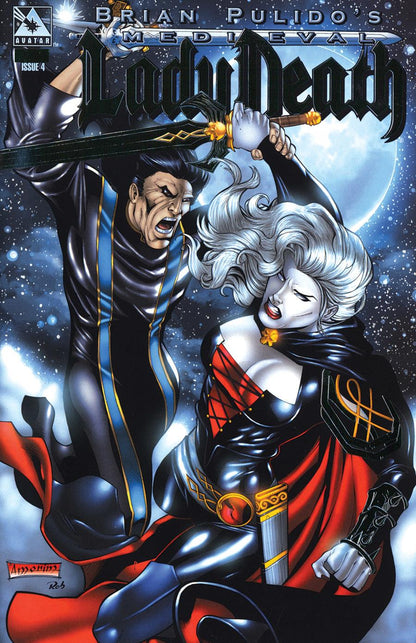 Medieval Lady Death Platinum A Bag Set (5ct) Boundless Comics Comic Book