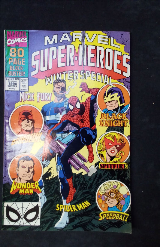 Marvel Super-Heroes #4 Direct Edition 1990 marvel Comic Book