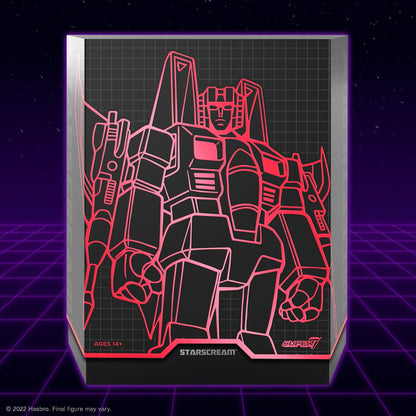 Transformers Ultimates W4 Starscream Action Figure Super 7