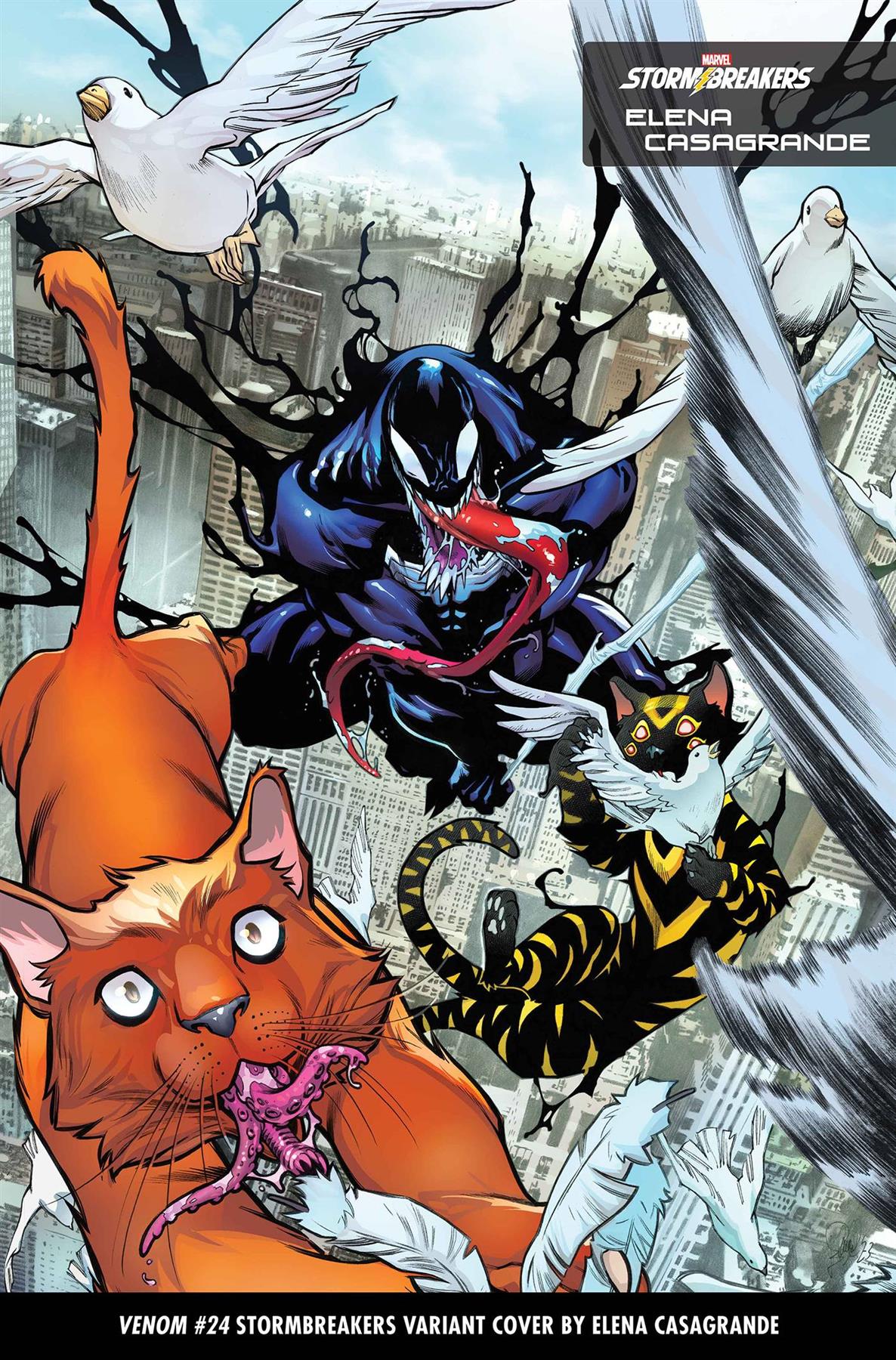 Venom #24 Elena Casagrande Stormbreakers Var (Elena Casagrande Stormbreakers Var) Marvel Prh Comic Book 2023