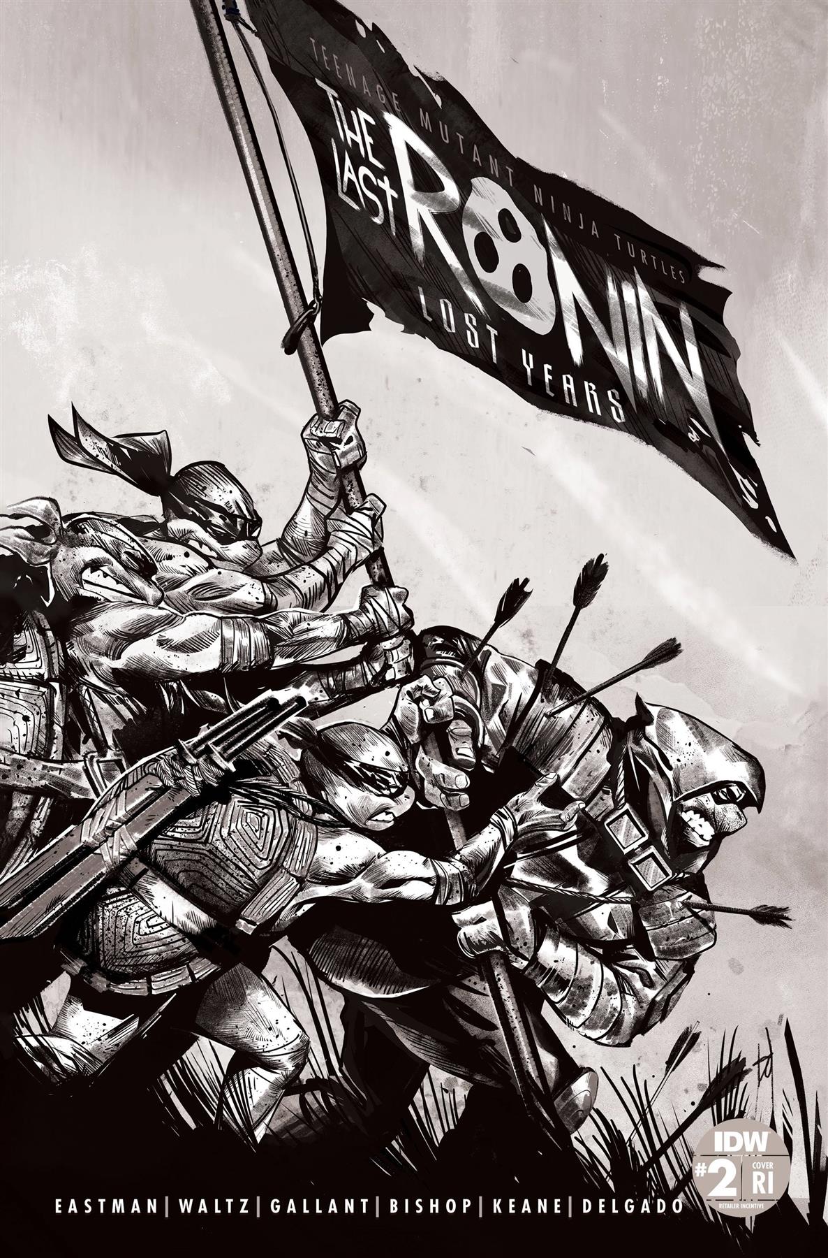Tmnt Last Ronin Lost Years #2 Cvr E 50 Copy Incv (res) (c: 1 Idw Publishing Comic Book
