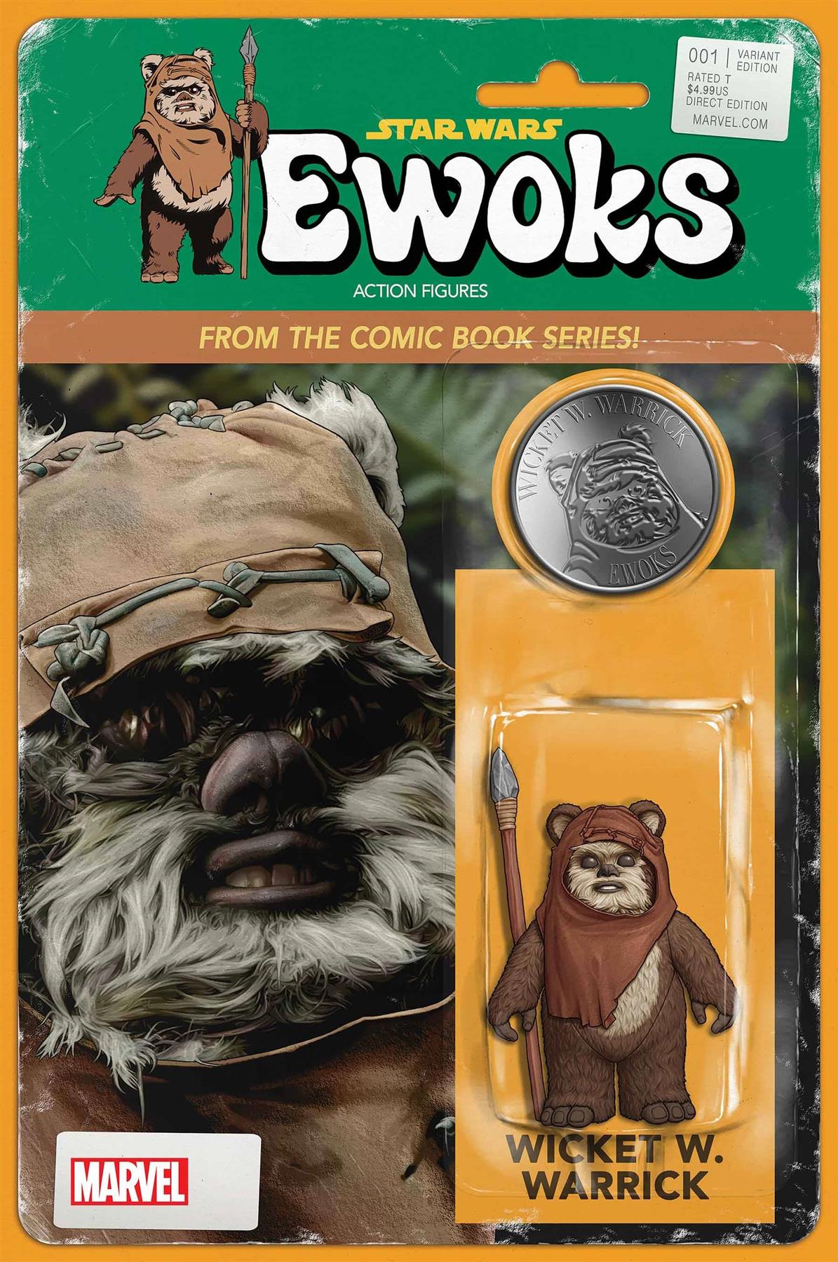 Star Wars Ewoks #1 Jtc Action Figure Var Marvel Prh Comic Book 2024