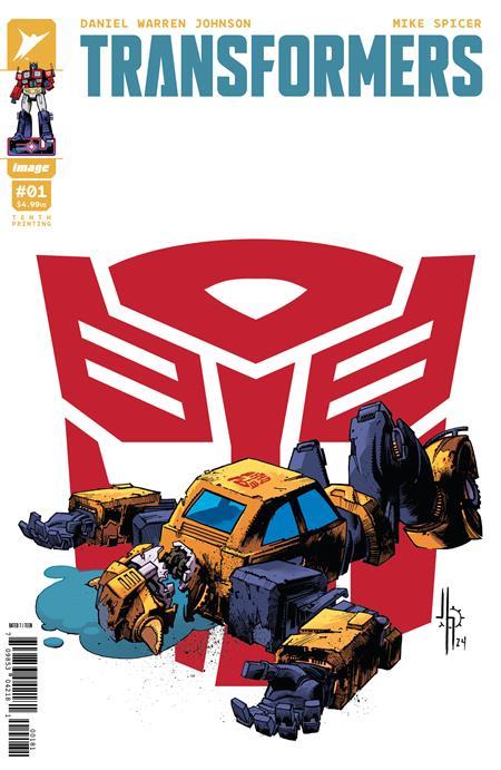Transformers #1 Tenth Printing Cvr H Jason Howard Var Image Comics Comic Book