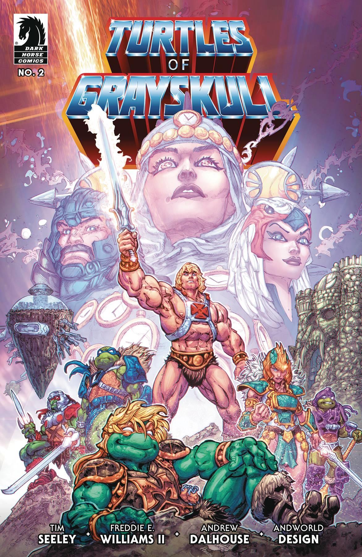 Masters Of Universe Tmnt Turtles Of Grayskull #2 Cvr A Willi Dark Horse Prh Comic Book