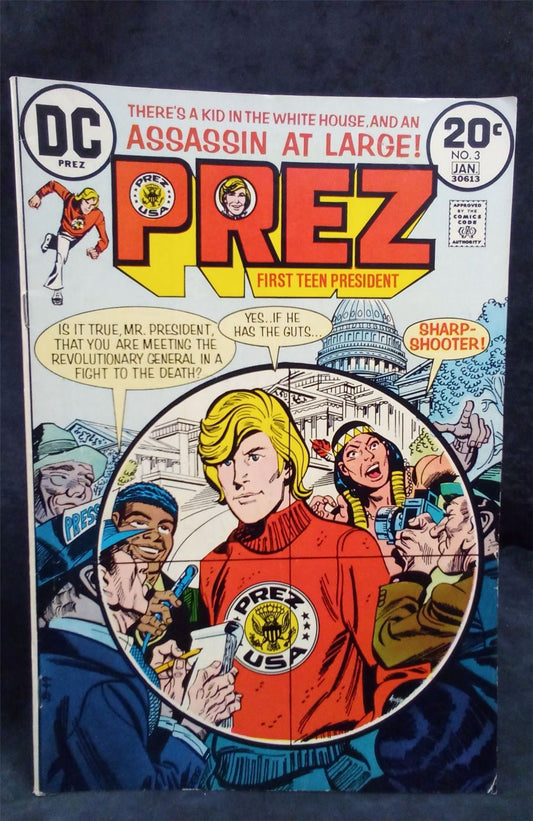 Prez #3 1973 DC Comics Comic Book