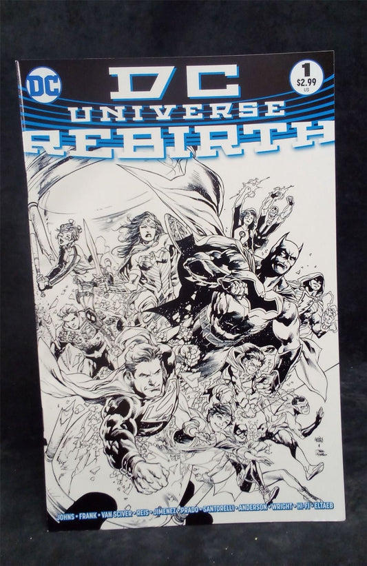 DC Universe: Rebirth Sketch Cover 2016 DC Comics Comic Book