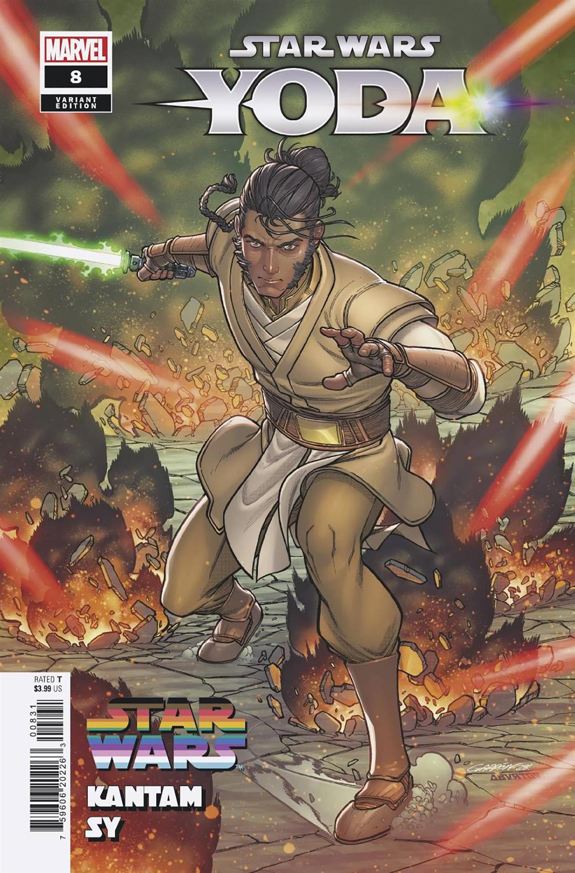 Star Wars Yoda #8 Javier Garron Star Wars Pride Var (Javier Garron Star Wars Pride Var) Marvel Prh Comic Book 2023