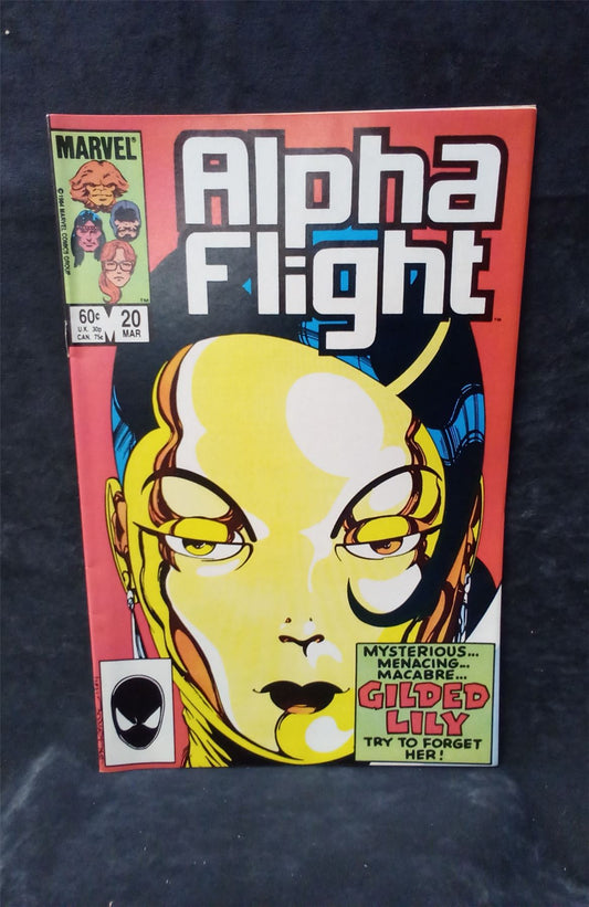 Alpha Flight #20 Direct Edition 1985 marvel Comic Book