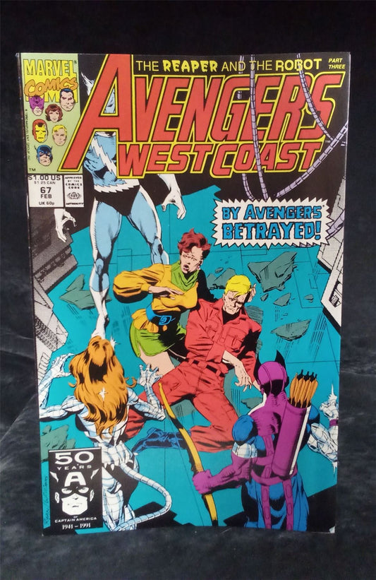 Avengers West Coast #67 1991 Marvel Comics Comic Book