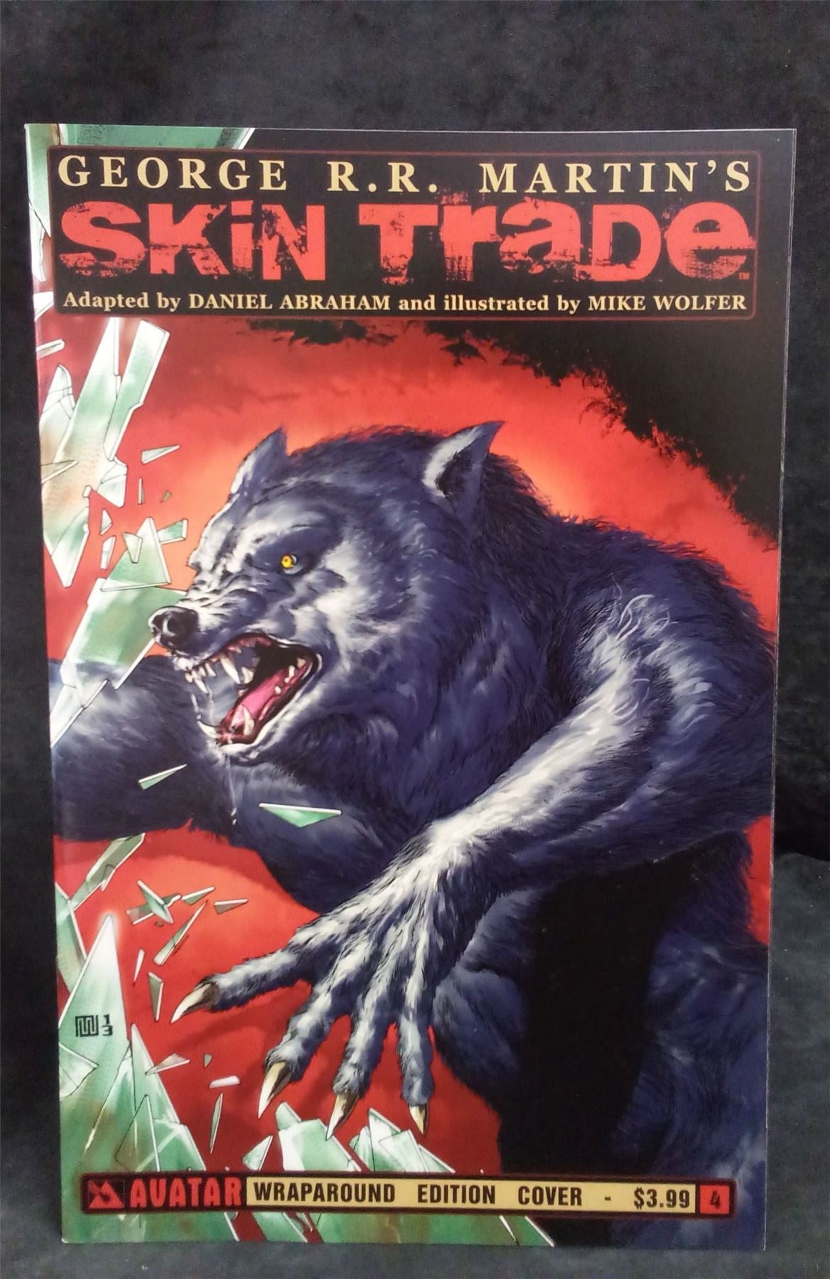 George R.R. Martin's Skin Trade #4 Wraparound Cover 2013 avatar press Comic Book