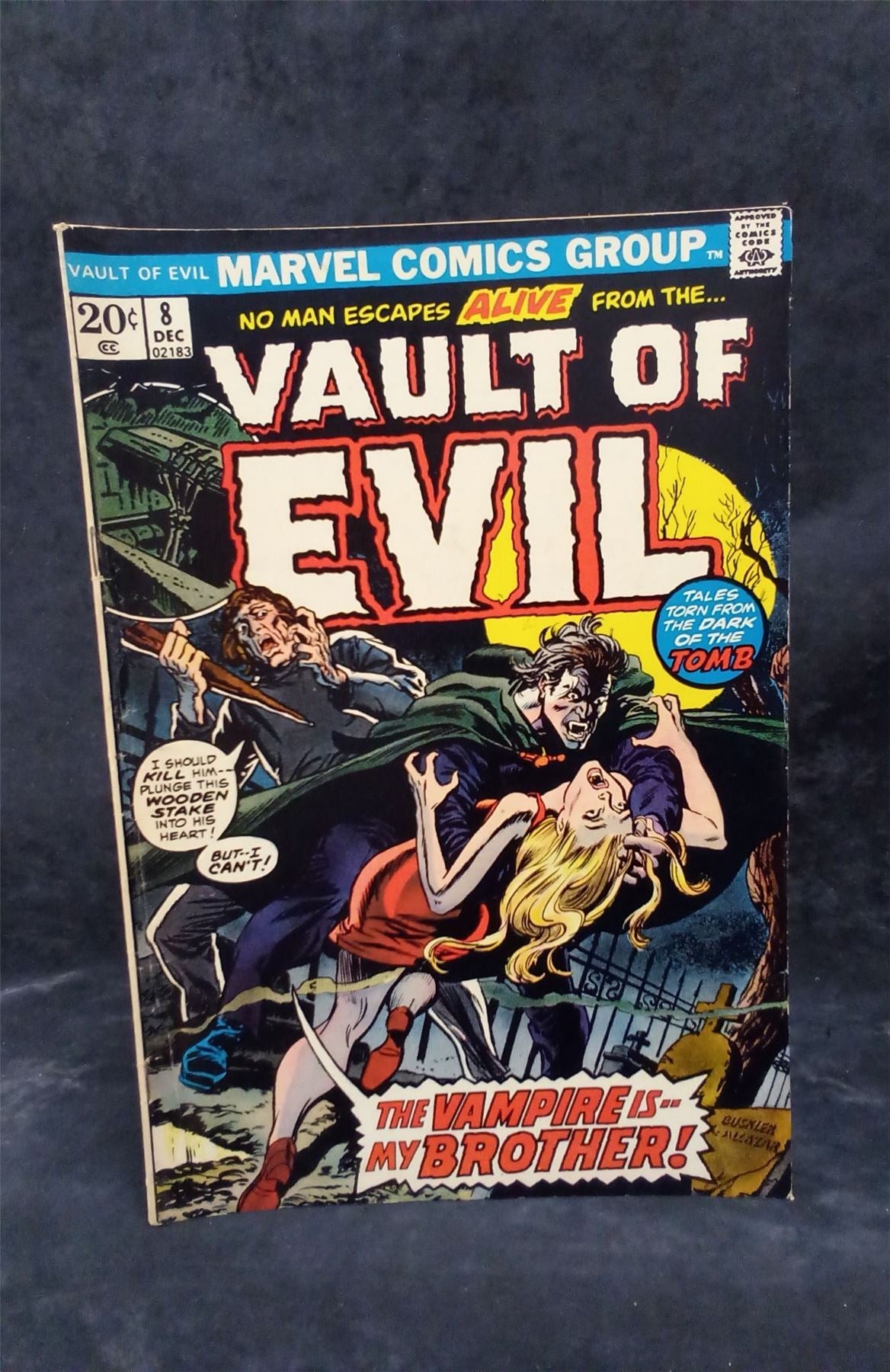 Vault of Evil #8 1973 Marvel Comics Comic Book