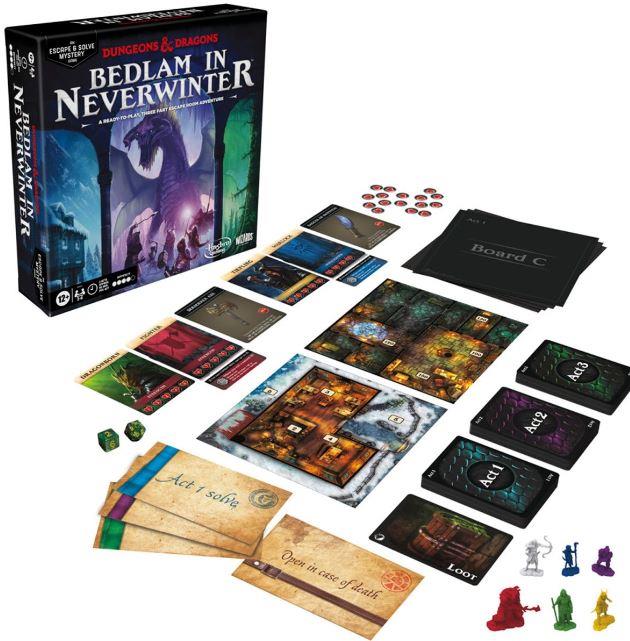 Dungeons & Dragons Bedlam in Neverwinter Game By Hasbro Board Game