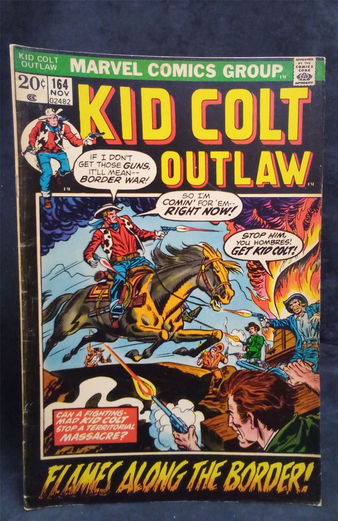 Kid Colt Outlaw #164 1972 Marvel Comics Comic Book