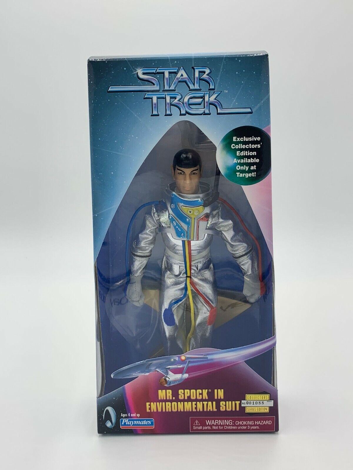 Star Trek Exclusive Target Spock in Environmental Suite Figure Doll Playmates