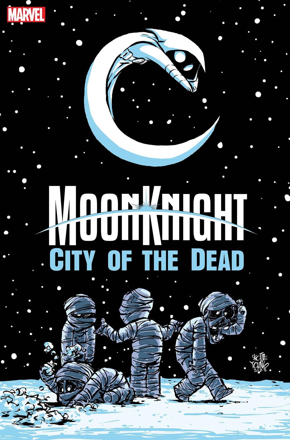 Moon Knight City Of The Dead #1 (Skottie Young Var) Marvel Prh Comic Book 2023