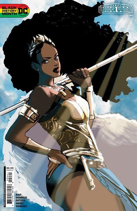 Wonder Woman #6 Cvr D Nikolas Draper-ivey Black History Month Card Stock Var DC Comics Comic Book