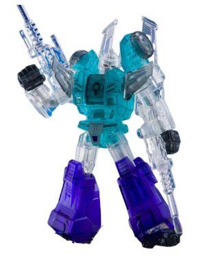 Blokees Transformers Exclusive Sixshot Transparent Version by Blokees