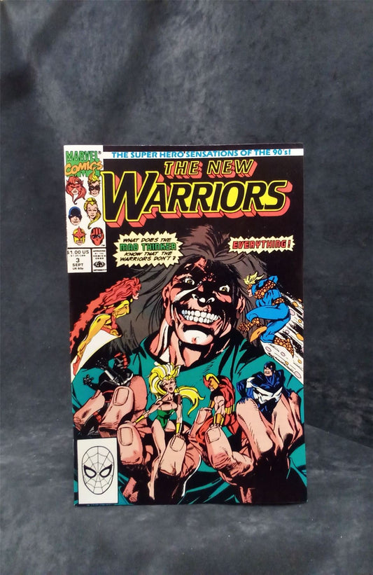 The New Warriors #3 1990 Marvel Comics Comic Book