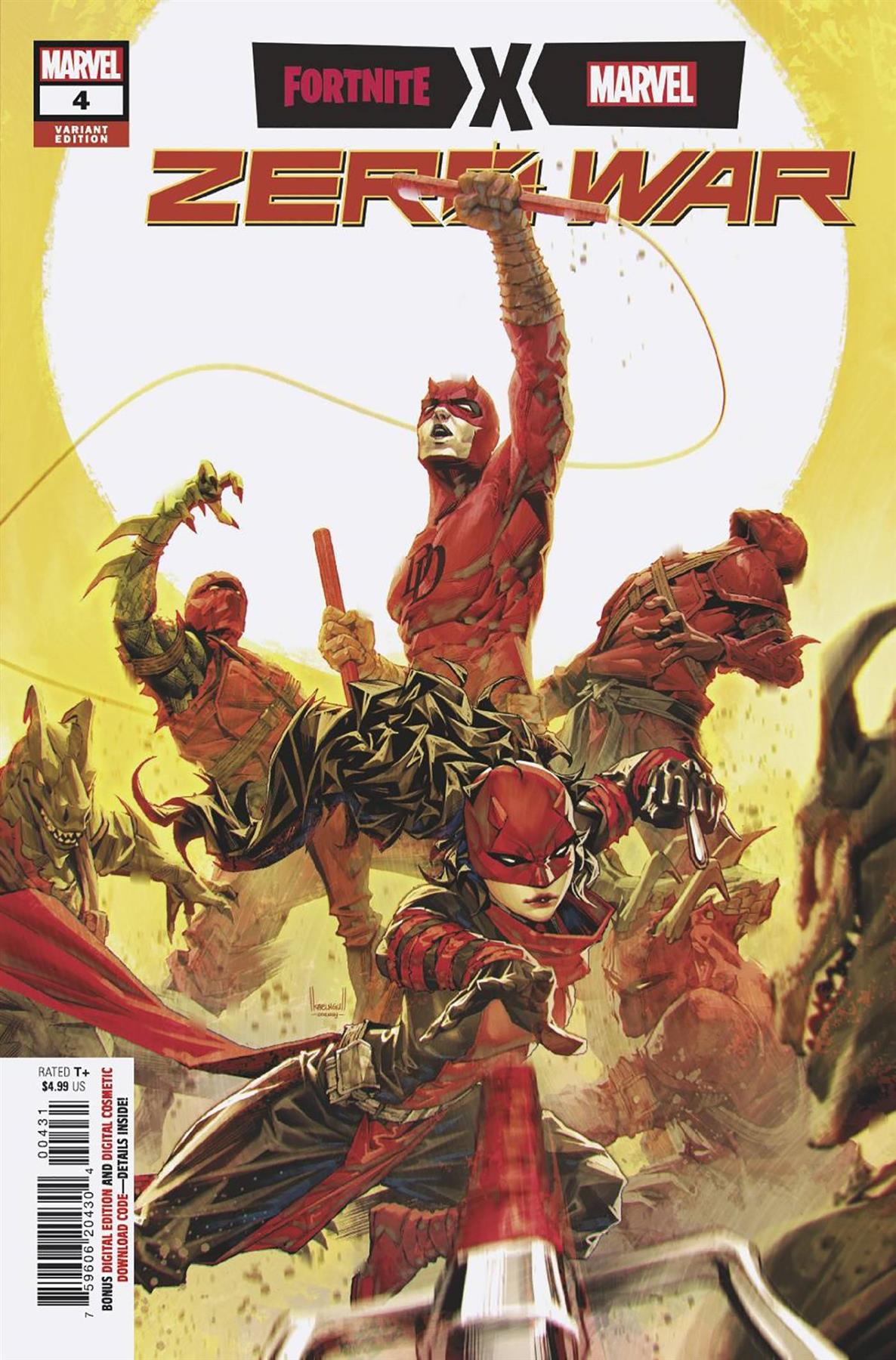 Fortnite X Marvel Zero War #4 (25 Copy Incv Ngu Var) Marvel Prh Comic Book 2022