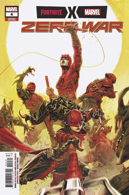 Fortnite X Marvel Zero War #4 (25 Copy Incv Ngu Var) Marvel Prh Comic Book 2022