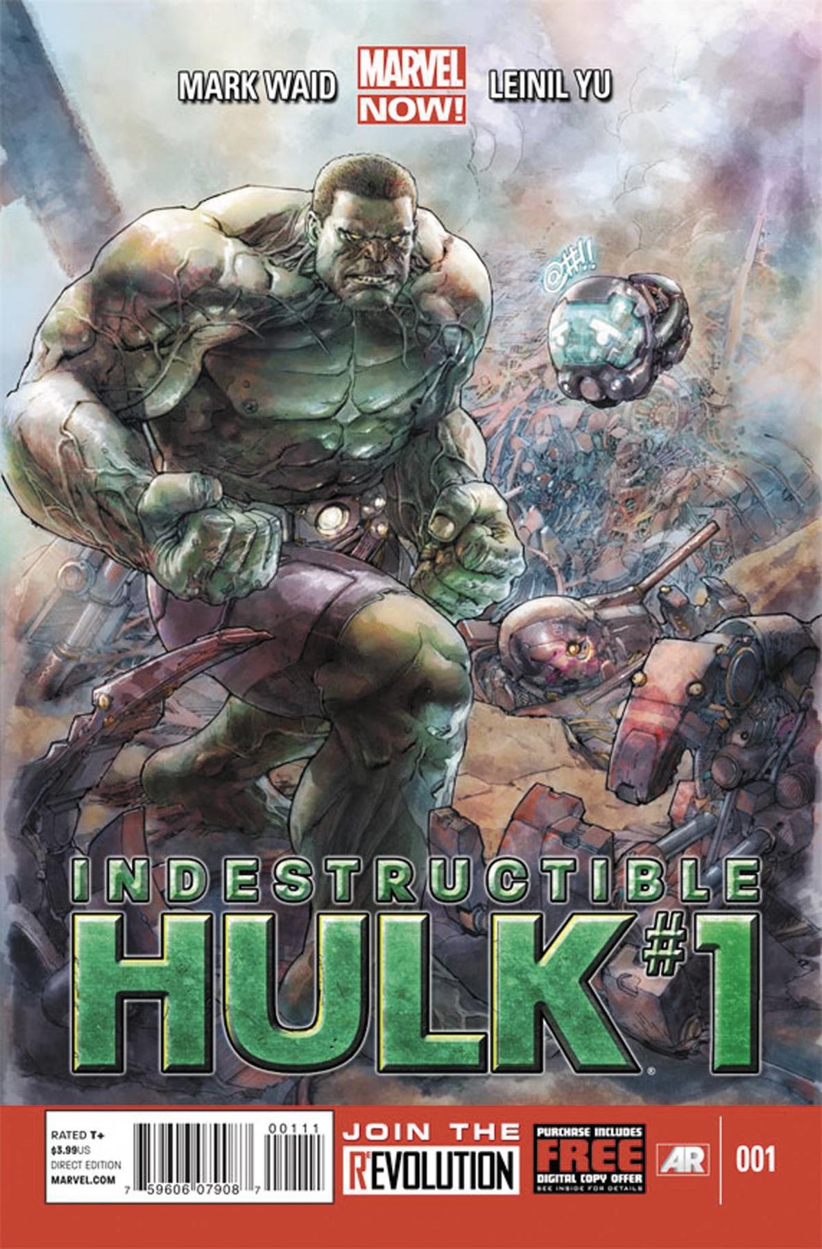 Indestructible Hulk #1 Design Variant. (Indestructible Hulk) [Comic] [Jan 01,...