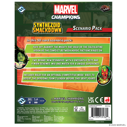 Marvel Champions: The Card Game - Synthezoid Smackdown Scenario Pack By Fantasy Flight Games Board Game