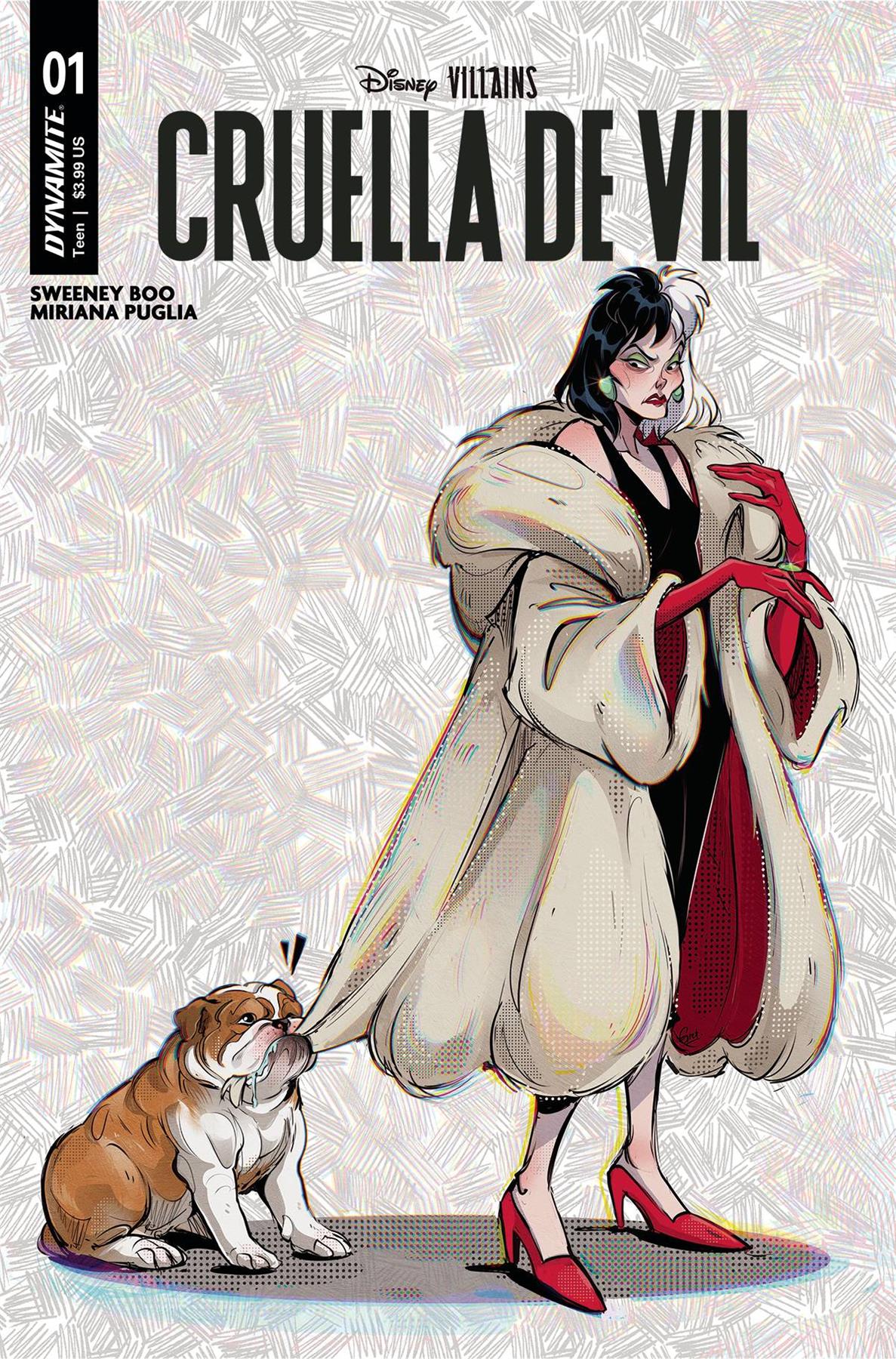 Disney Villains Cruella De Vil #1 Cvr C Lusky Dynamite Comic Book