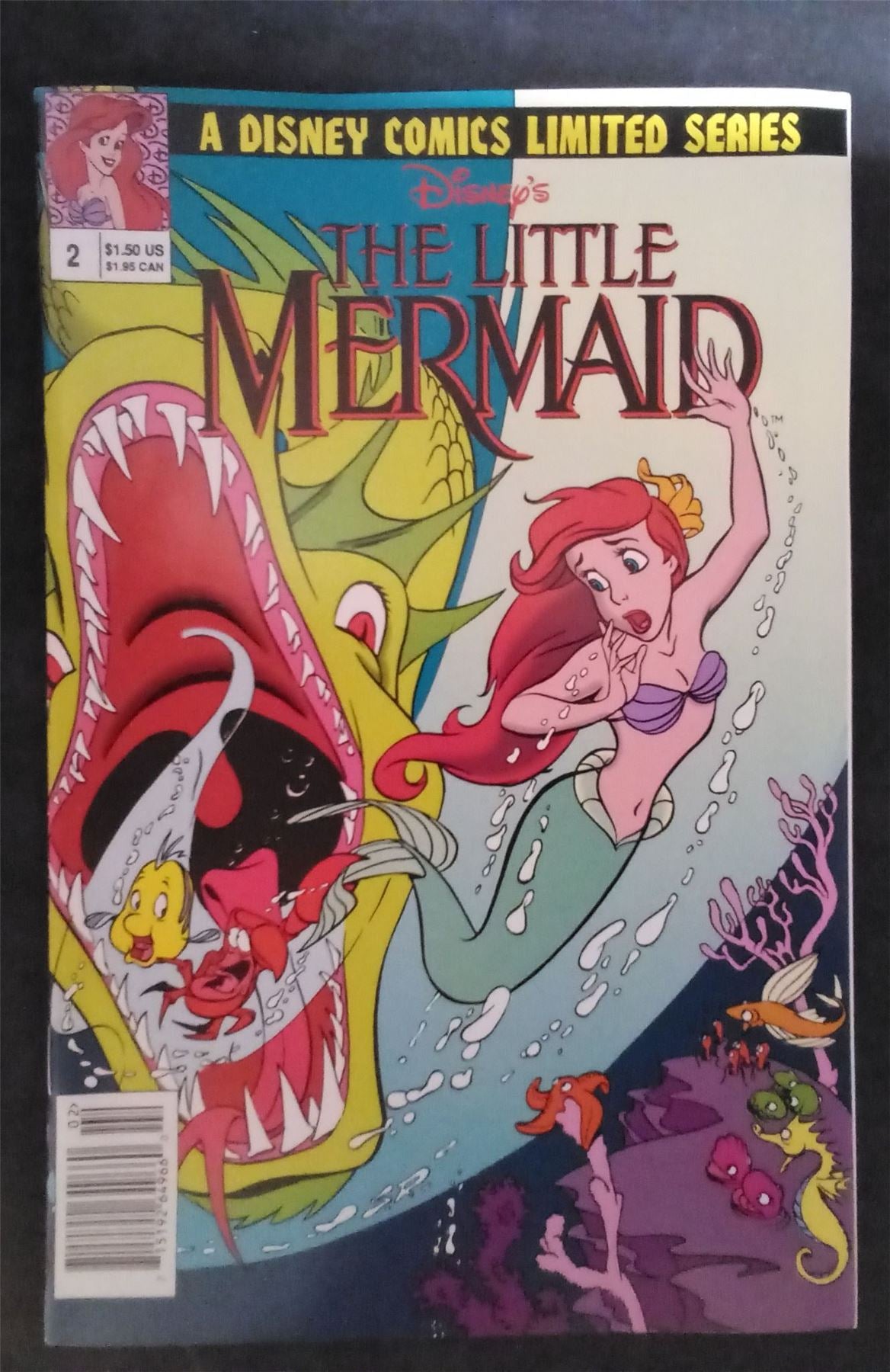The Little Mermaid #2 1992 disney Comic Book