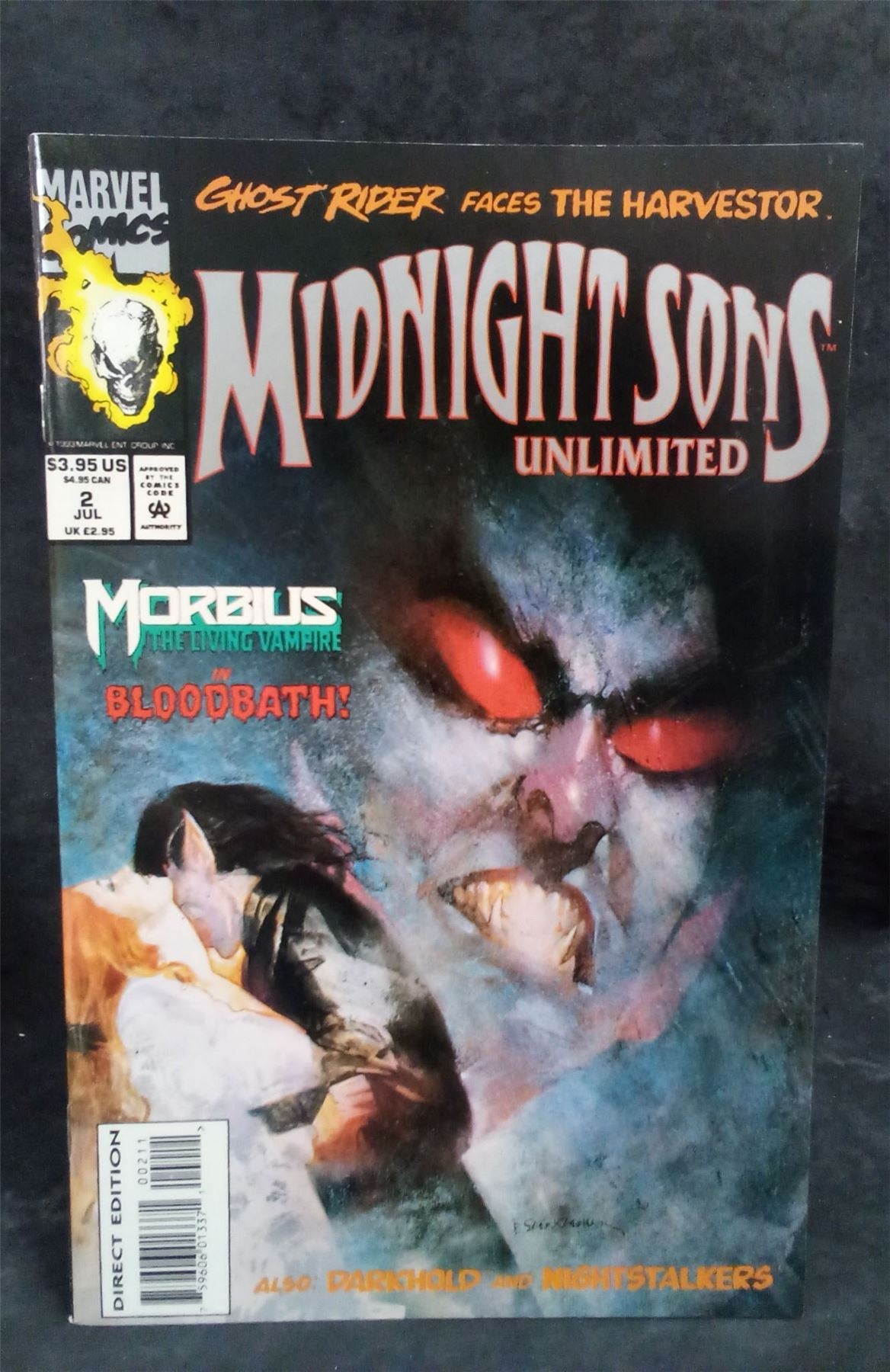 Midnight Sons Unlimited #2 1993 Marvel Comics Comic Book