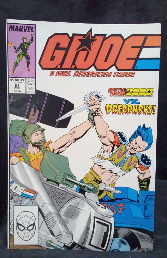 G.I. Joe: A Real American Hero #81 1988 Marvel Comics Comic Book