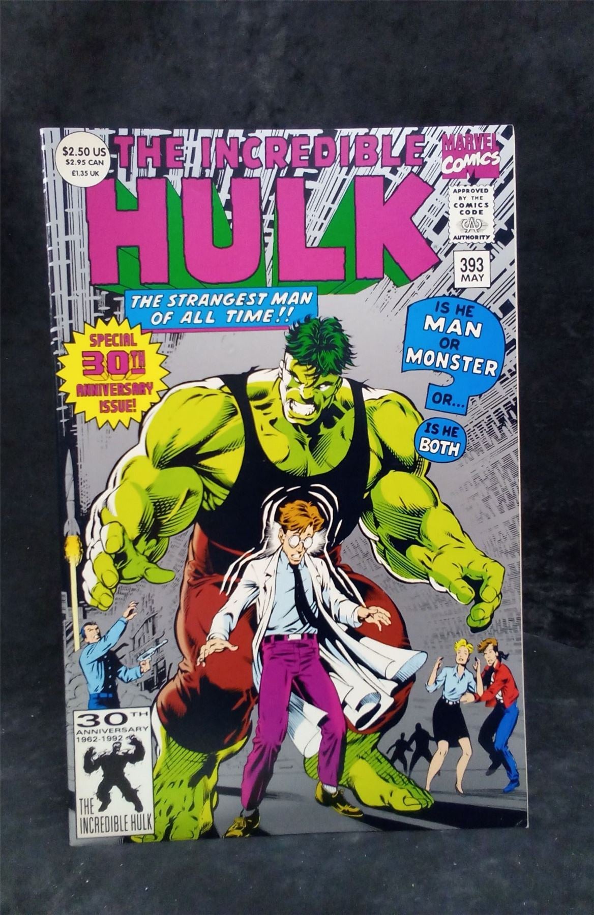 The Incredible Hulk #393 Second Print Cover 1992 Marvel Comics Comic Book