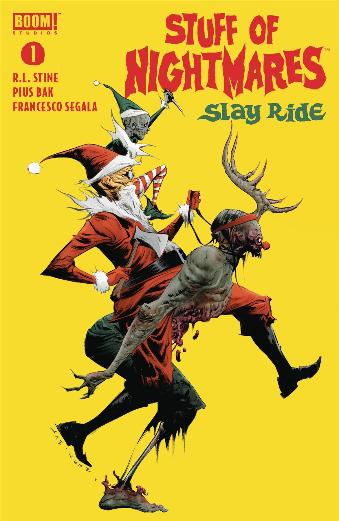 Stuff Of Nightmares Slay Ride #1 Cvr F 5 Copy Incv Lee & Chu Boom! Studios Comic Book