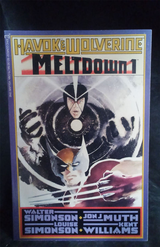 Havok & Wolverine: Meltdown #1 1988 Marvel Comic Book