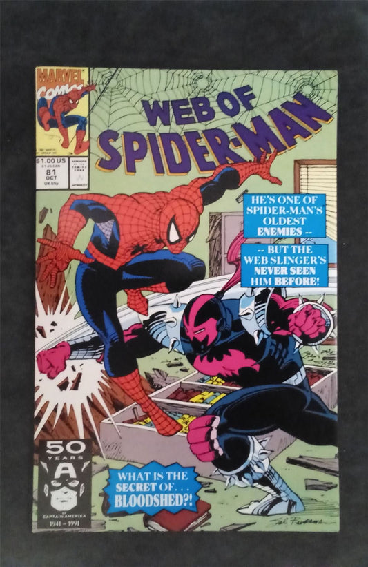 Web of Spider-Man #81 1991 marvel Comic Book