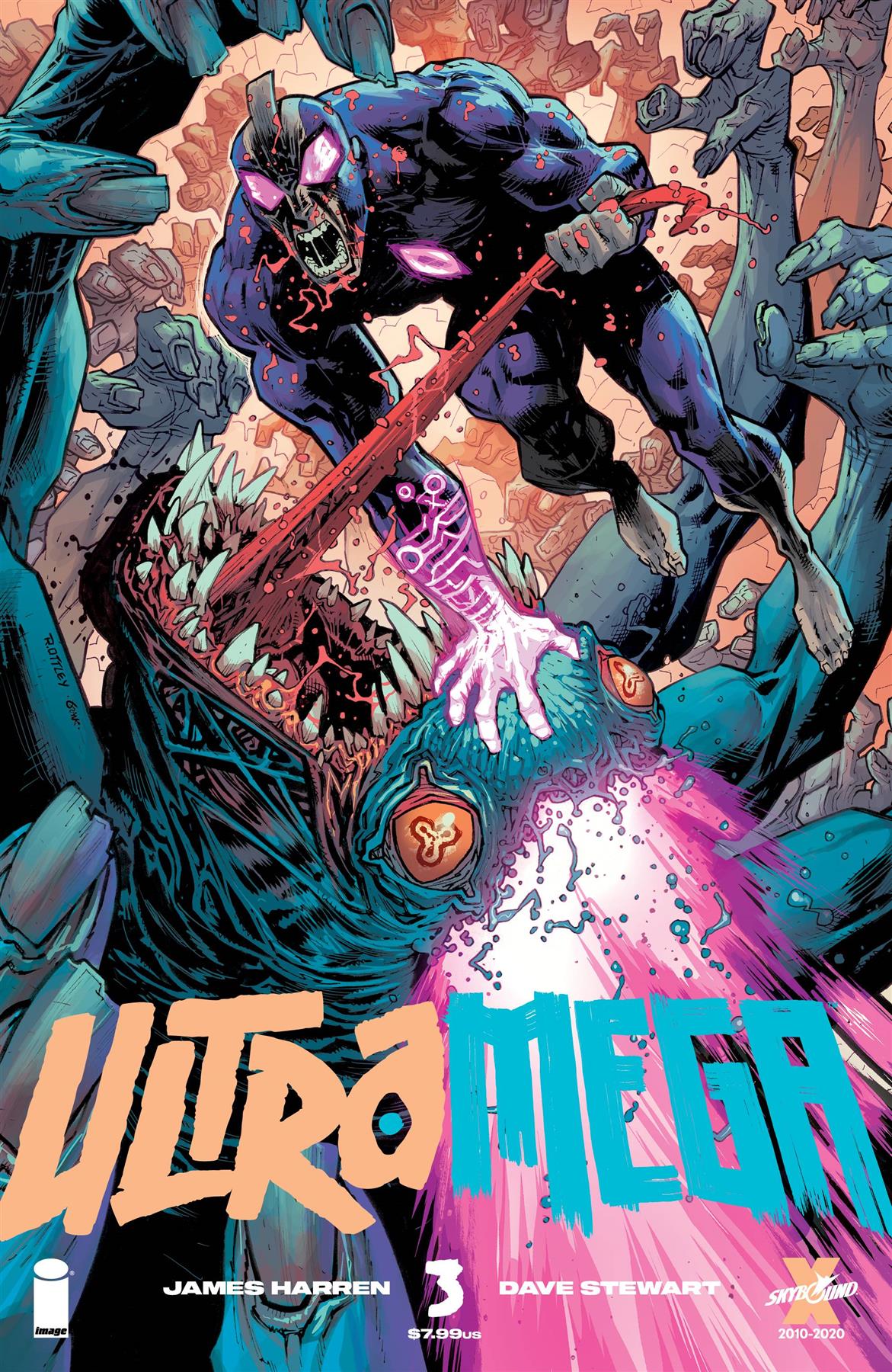 Ultramega By James Harren #3 Cvr B Ottley & Martin (mr) Image Comics Comic Book