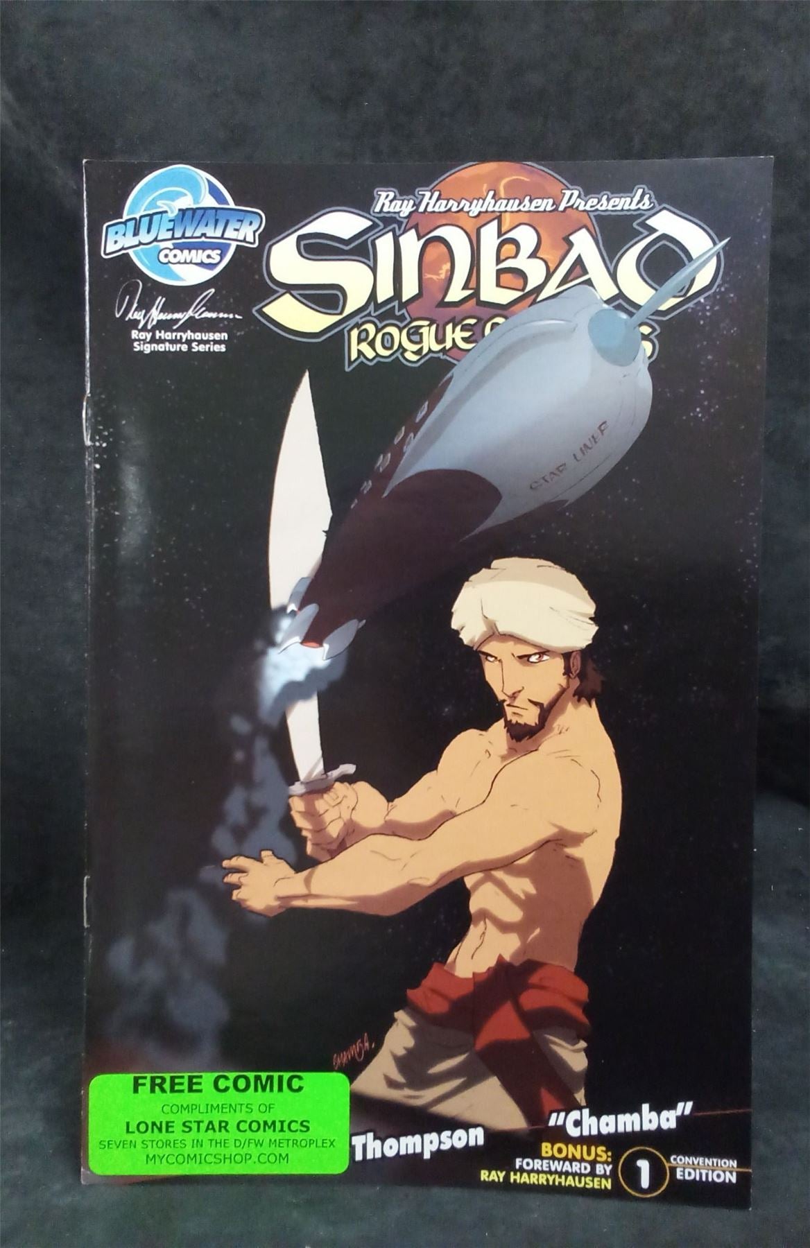 Ray Harryhausen Presents: Sinbad: Rogue Of Mars #1 Convention Cover 2007  Comic Book