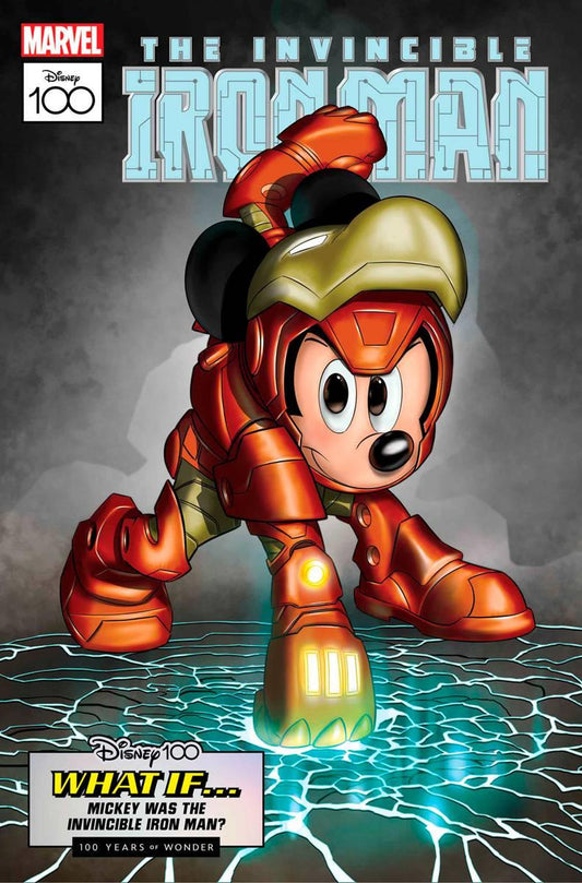 Amazing Spider-man #27 Sciarrone Disney100 Inv Iron Man Var (Sciarrone Disney100 Inv Iron Man Var) Marvel Prh Comic Book 2023