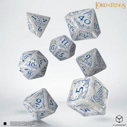 7-Die Set: The Lord of the Rings- Rivendell Dice Set By Q-Workshop