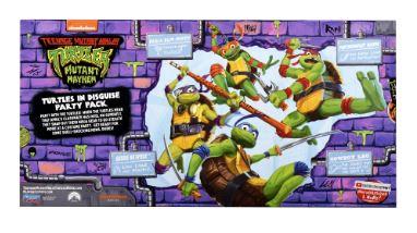 Teenage Mutant Ninja Turtles: Mutant Mayhem Costume Turtle Basic Figure 4-Pack by Playmates