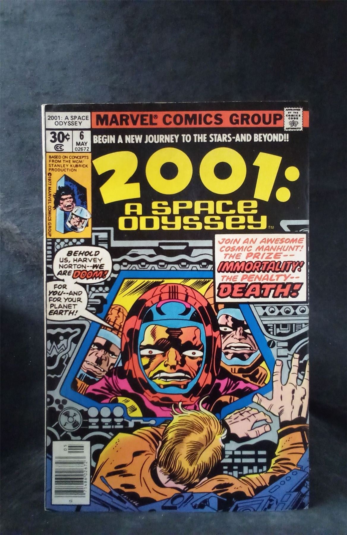 2001, A Space Odyssey #6 1977 Marvel Comics Comic Book