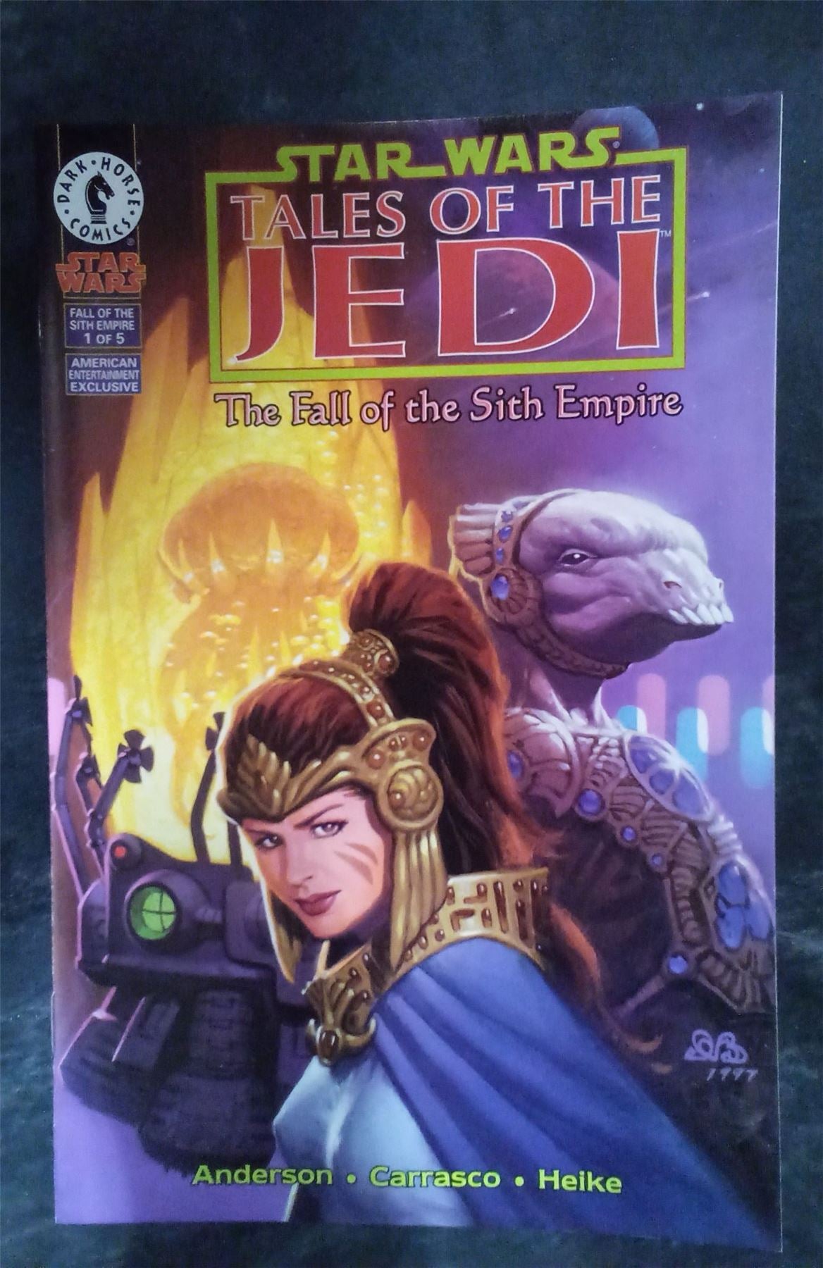 Star Wars: Tales of the Jedi - The Fall of the Sith Empire#1 Variant Cover1997 Dark Horse Comic Book