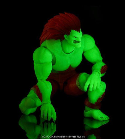 Ultra Street Fighter II Blanka Glow-in-the-Dark 6-Inch Scale Action Figure - Entertainment Earth Exclusive by Jada Toys