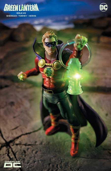 Alan Scott The Green Lantern #2 (of 6) Cvr C Alan Scott Mcfarlane Toys Action Figure Card Stock Var DC Comics Comic Book