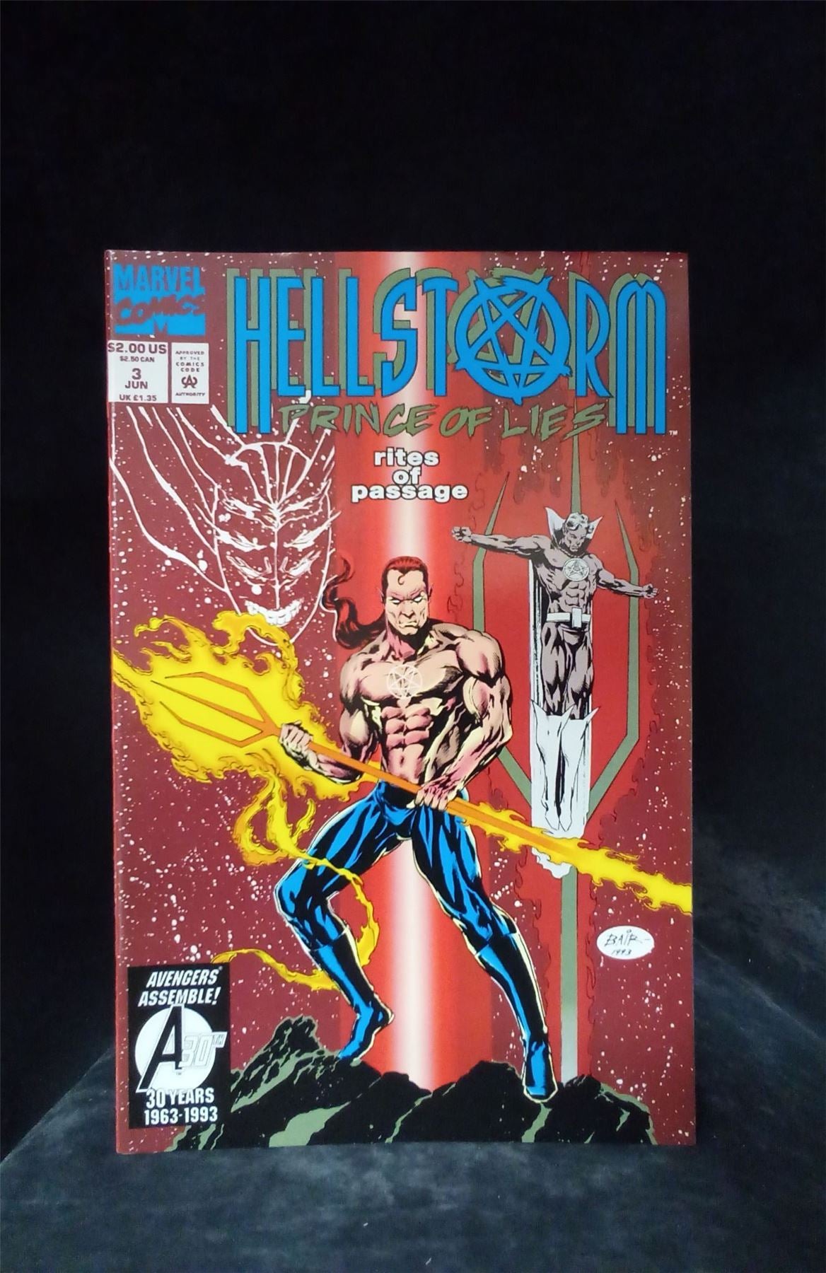 Hellstorm: Prince of Lies #3 1993 Marvel Comics Comic Book